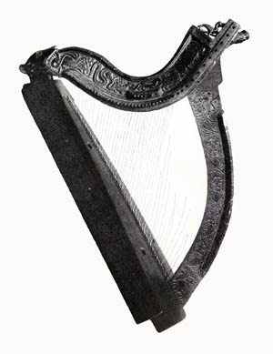 The Dalway Harp, wire–strung Clarsach