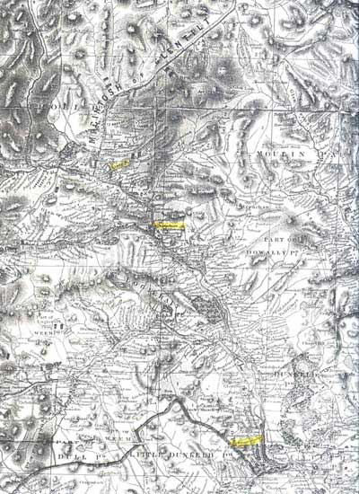 Map from Comitatus de Atholia