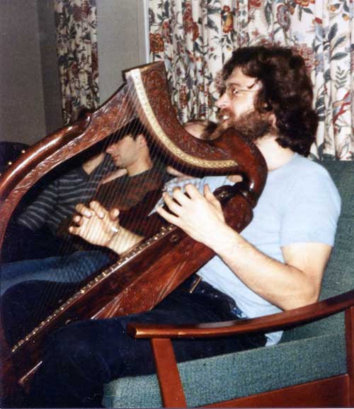 —Paul Guppy with the possible Glen harp—
