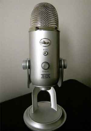 photograph of the microphone Scott used