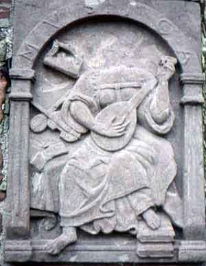 photograph of Musica from Edzell Castle